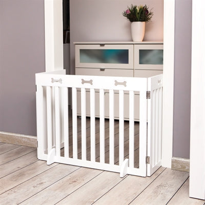Trixie Dog Gate Barrier White 3 Panels 82-124X61 Cm