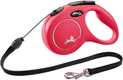 Flexi Retractable Lead Classic Cord Red