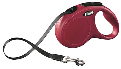 Flexi Retractable Leash Classic Tape Red