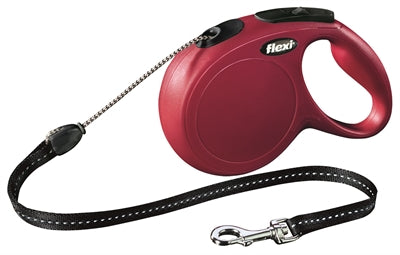 Flexi Retractable Lead Classic Cord Red