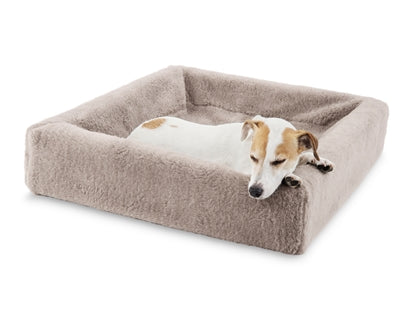Bia Bed Fleece Cover Dog Bed Taupe