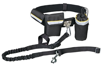 Trixie Hip Belt With Jogging Lead Black Leash 60-120 Cm Lead 100-135 Cm