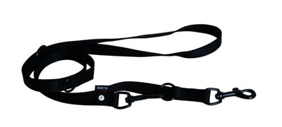 Martin Dog Lead Multipurpose Nylon Black 20 Mmx200 Cm