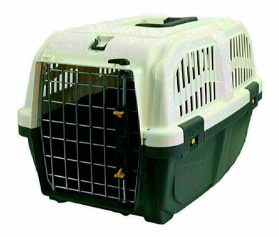 Skudo Pet Carrier Anthracite / White 48X31.5X31 Cm