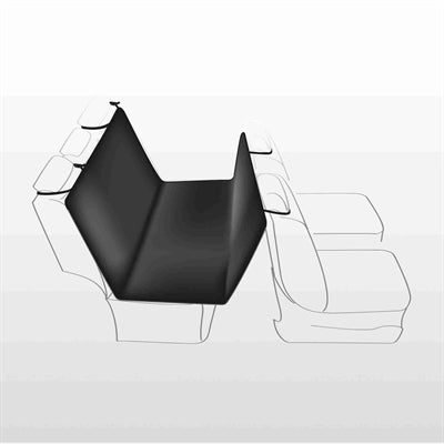 Trixie Car Blanket Paw Print Nylon / Fleece Black / Beige