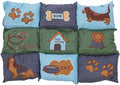 Trixie Dog Cushion Patchwork Blue / Green 80X55X3 Cm