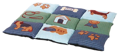 Trixie Dog Cushion Patchwork Blue / Green 80X55X3 Cm