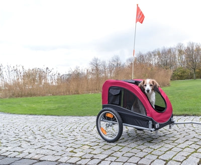 Trixie Dog Bike Trailer Black / Red