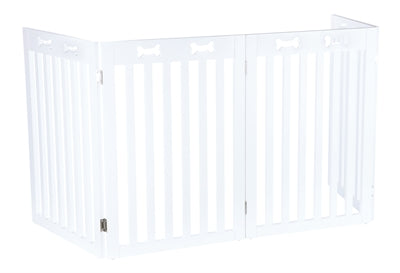 Trixie Dog Gate Safety Gate White 4 Panels 60-160X75 Cm