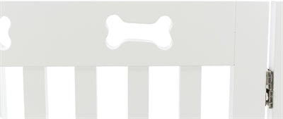 Trixie Dog Gate Safety Gate White 4 Panels 60-160X75 Cm