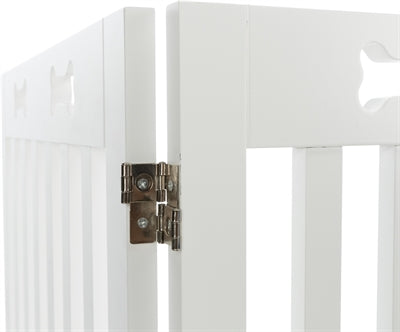 Trixie Dog Gate Safety Gate White 4 Panels 60-160X75 Cm