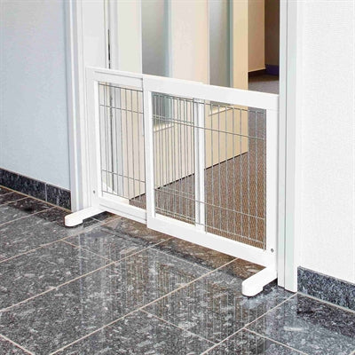 Trixie Dog Gate Barrier Extendable White 65-108X61 Cm