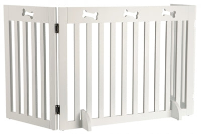 Trixie Dog Gate Barrier White 3 Panels 82-124X61 Cm