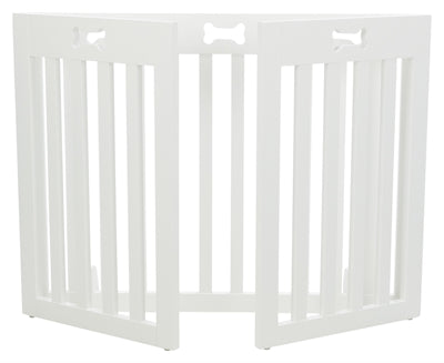 Trixie Dog Gate Barrier White 3 Panels 82-124X61 Cm