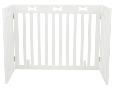 Trixie Dog Gate Barrier White 3 Panels 82-124X61 Cm