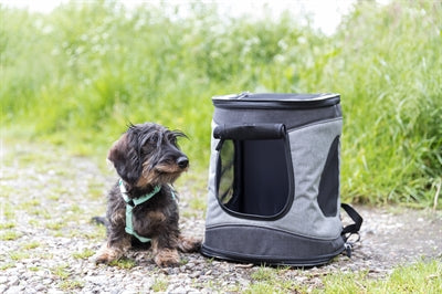 Trixie Dog Carrier Bag Timon Black / Grey 34X30X44 Cm