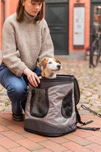 Trixie Dog Carrier Bag Timon Black / Grey 34X30X44 Cm