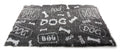 Martin Vetbed Dog Print Grey / White Recycled