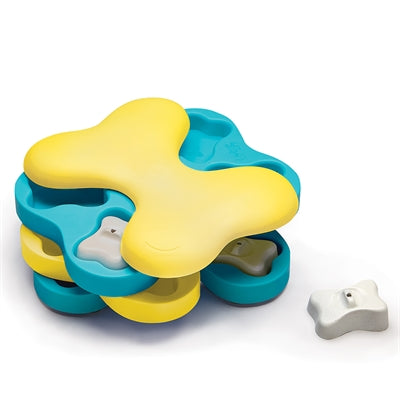 Nina Ottosson Dog Tornado Turquoise / Yellow 23,5X18X7 Cm
