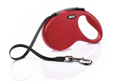 Flexi Retractable Leash Classic Tape Red