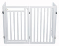 Trixie Dog Gate With Door White 60-160 X 81 Cm
