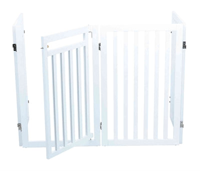 Trixie Dog Gate With Door White 60-160 X 81 Cm