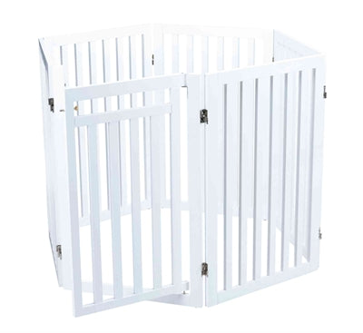 Trixie Dog Gate With Door White 60-160 X 81 Cm