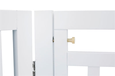 Trixie Dog Gate With Door White 60-160 X 81 Cm