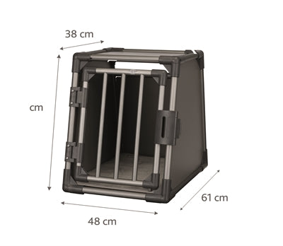 Trixie Aluminium Transport Crate Graphite
