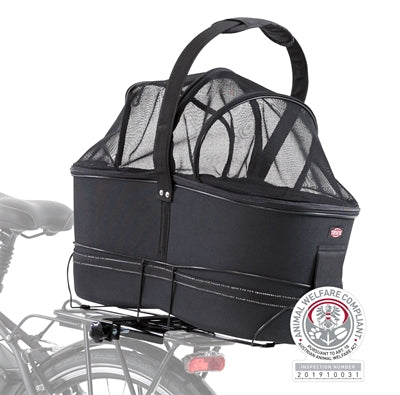 Trixie Bike Basket Rear Carrier Wide Black 60X29X49 Cm