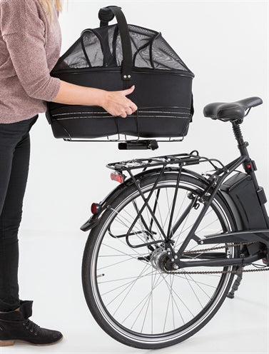 Trixie Bike Basket Rear Carrier Wide Black 60X29X49 Cm