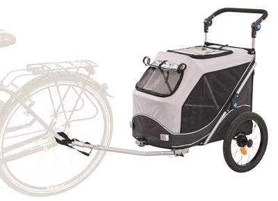 Trixie Foldable Dog Bike Trailer Grey