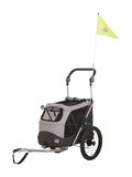 Trixie Foldable Dog Bike Trailer Grey
