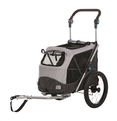 Trixie Foldable Dog Bike Trailer Grey