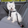Trixie Dog Car Harness Including Seat Belt Black
