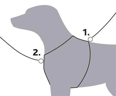 Trixie Dog Harness Premium Trekking Fuchsia / Grey