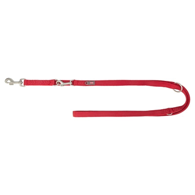 Trixie Dog Lead Premium Double-Stitched Adjustable Red