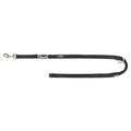 Trixie Dog Lead Premium Double-Stitched Adjustable Black