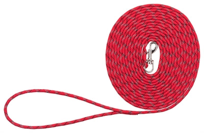 Trixie Dog Lead Junior Tracking Line Long Red 4 Mmx4 Mtr