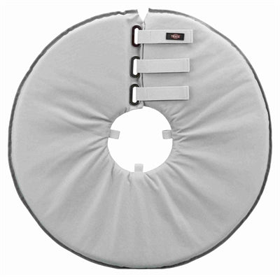 Trixie Protective Collar Foam Rubber Grey