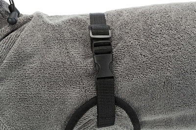 Trixie Dog Bathrobe Terry Cloth Grey