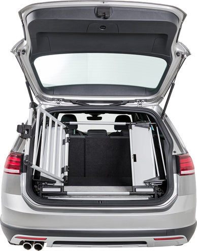 Trixie Trunk Gate Aluminium / Plastic Grey / Black 94-114X69 Cm