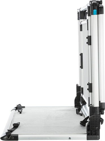 Trixie Trunk Gate Aluminium / Plastic Grey / Black 94-114X69 Cm