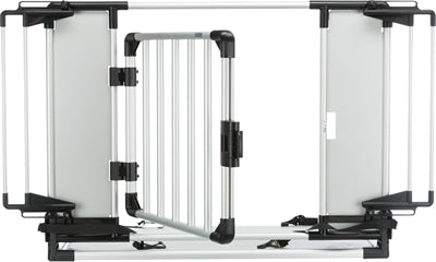 Trixie Trunk Gate Aluminium / Plastic Grey / Black 94-114X69 Cm
