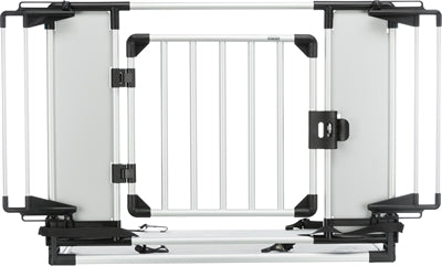 Trixie Trunk Gate Aluminium / Plastic Grey / Black 94-114X69 Cm