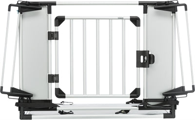 Trixie Trunk Gate Aluminium / Plastic Grey / Black 94-114X69 Cm