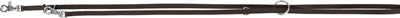 Trixie Dog Lead Rustic Adjustable Oiled Leather Dark Brown