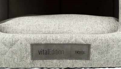 Trixie Dog Bed House Noah Vital Foam Rubber Light Grey