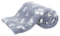 Trixie Dog Blanket Kenny Fleece Bone / Paw Prints Blue
