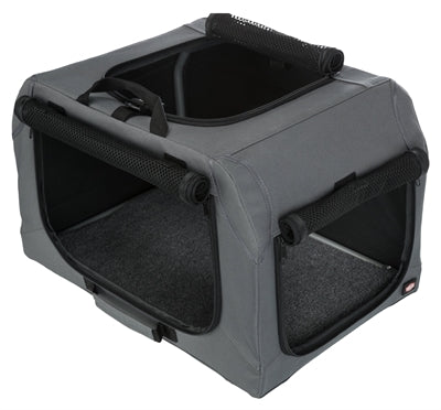 Trixie Soft Kennel Easy Travel Crate Grey